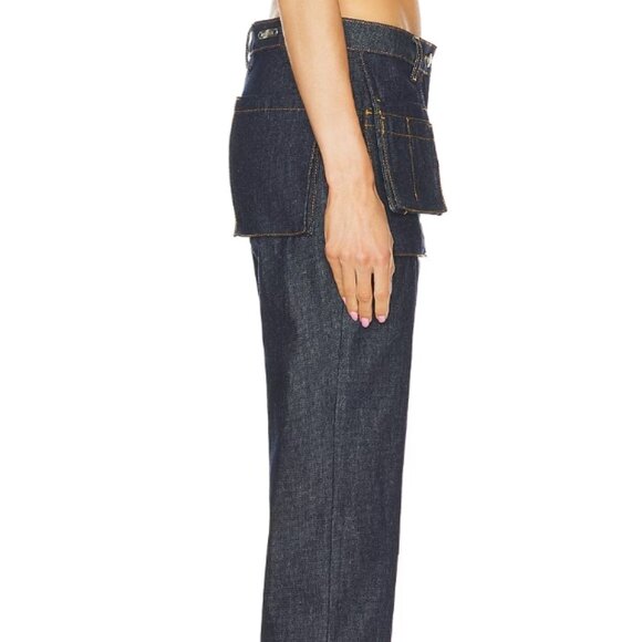 Helmut Lang Utility Straight-Leg Jeans – Raw Indigo – Size 25 – NWT - Picture 5 of 15